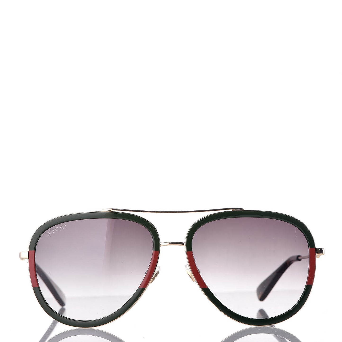 Web Aviator Sunglasses GG0062S Green Red