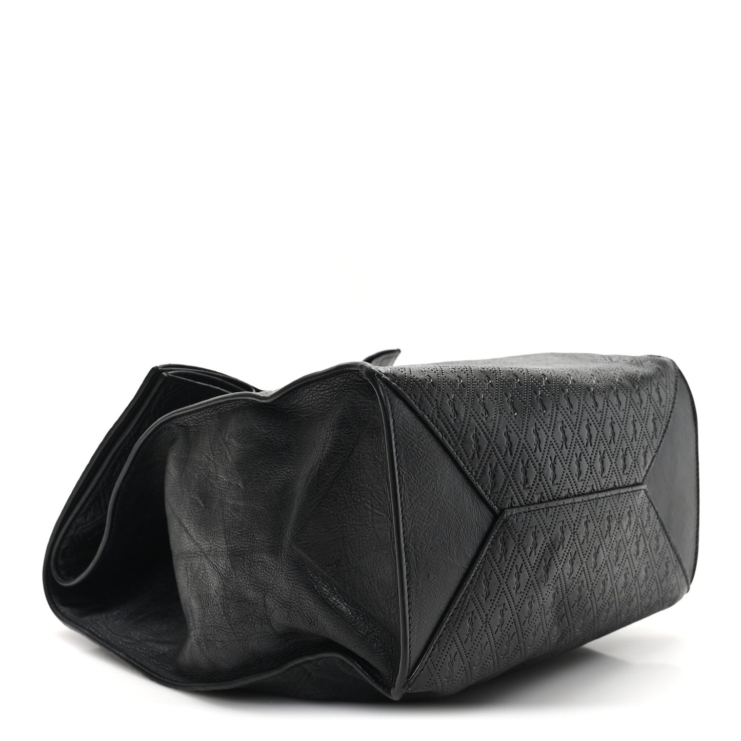 Calfskin Monogram Deli Paper Bag Vintage Black