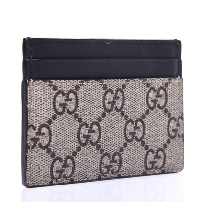 Gucci GG Supreme Monogram Tiger Print Card Holder Black 3 of 9