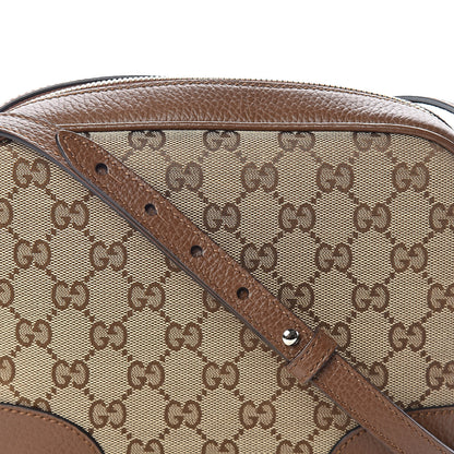 Gucci Monogram Mini Bree Messenger Bag Beige Tabacco 7 of 9