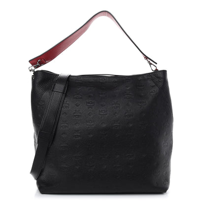 MCM Calfskin Ottomar Large Klara Hobo Black 1 of 9