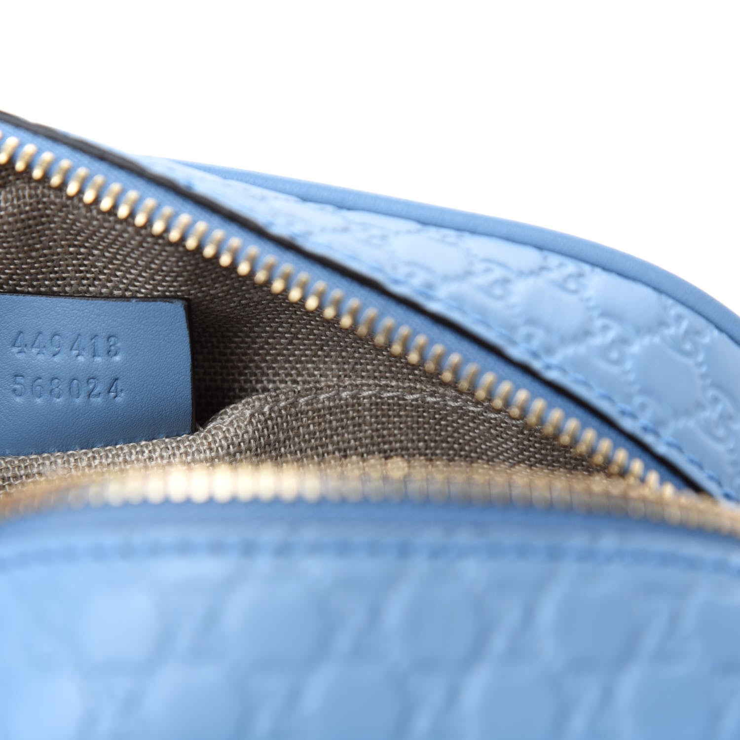 Gucci Microguccissima Mini Bree Messenger Bag Mineral Blue 9 of 10