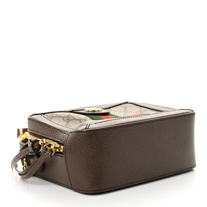 Gucci GG Supreme Monogram Mini Ophidia Top Handle Shoulder Bag Brown 4 of 13
