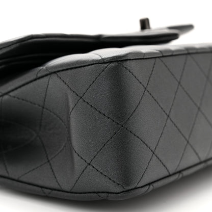 Chanel Lambskin Quilted Small Double Flap So Black 9 of 11