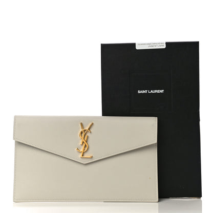 Saint Laurent Grain De Poudre Uptown Pouch Crema Soft 15 of 15