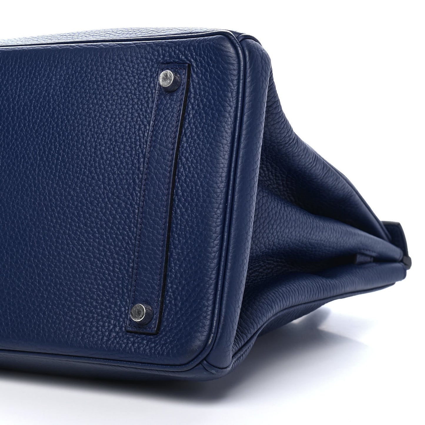 Taurillon Clemence Birkin 35 Bleu Saphir
