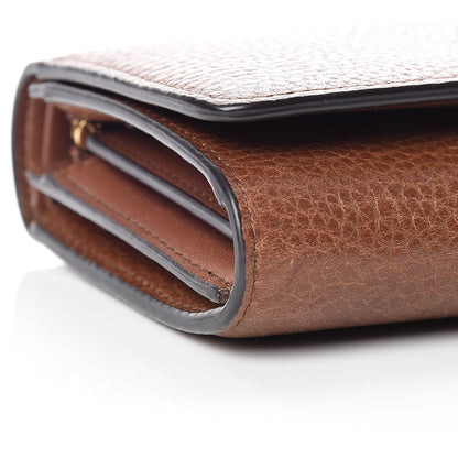 Mulberry Grain Vegetable Tanned Calfskin Medium Continental Wallet Oak 8 of 10