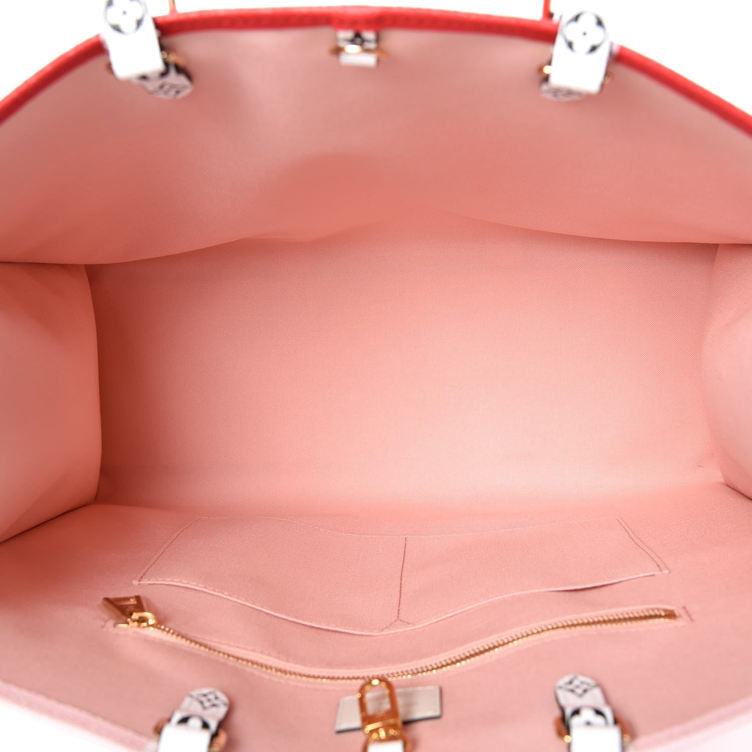 Louis Vuitton Monogram Giant Onthego GM Rouge Rose 8 of 10