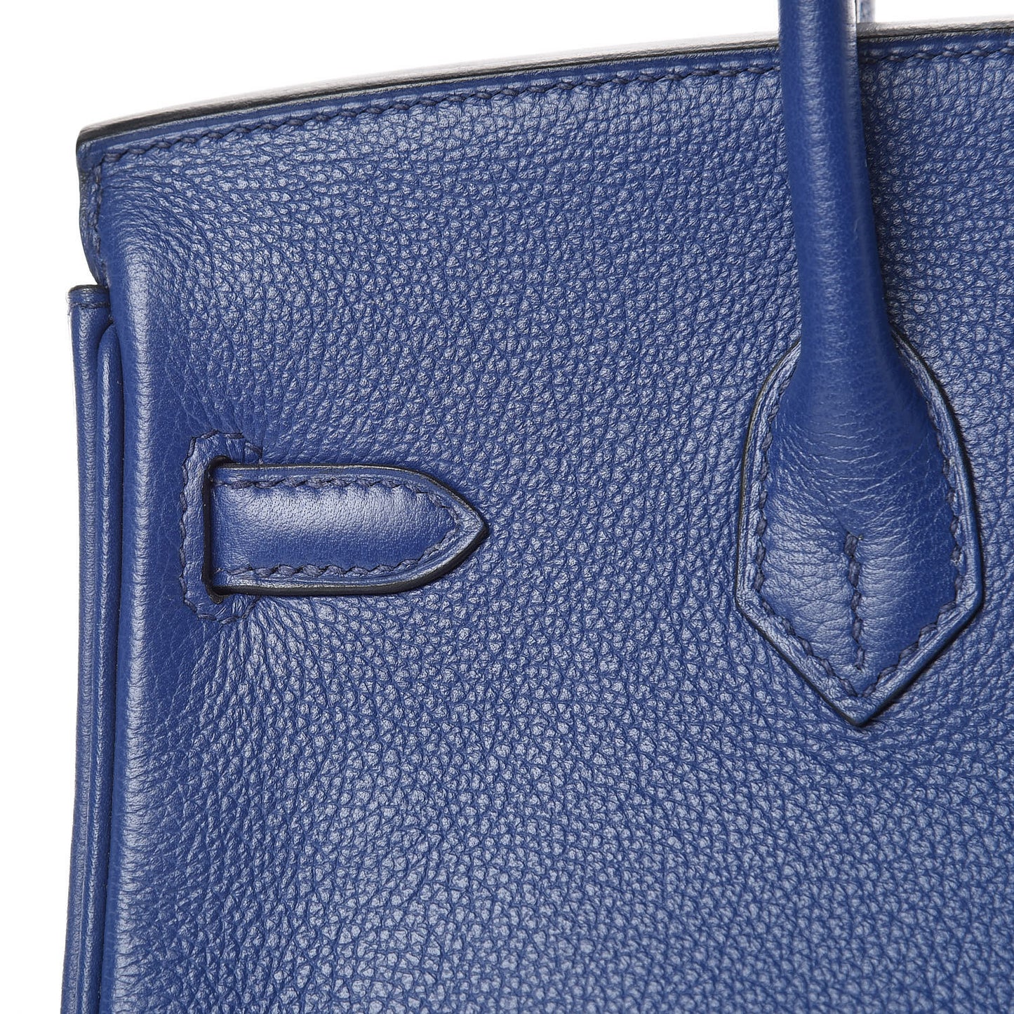 Taurillon Novillo Birkin 25 Bleu Saphir