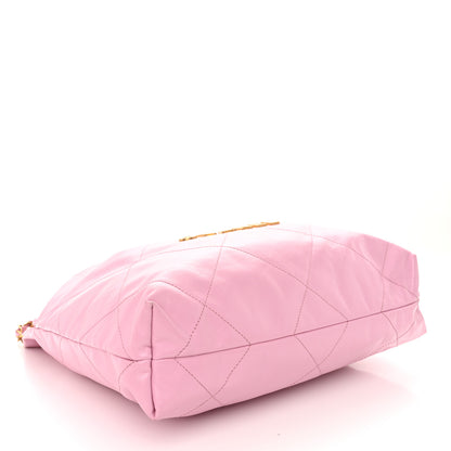 Chanel Shiny Calfskin Quilted Small Chanel 22 Lilac 5 of 11