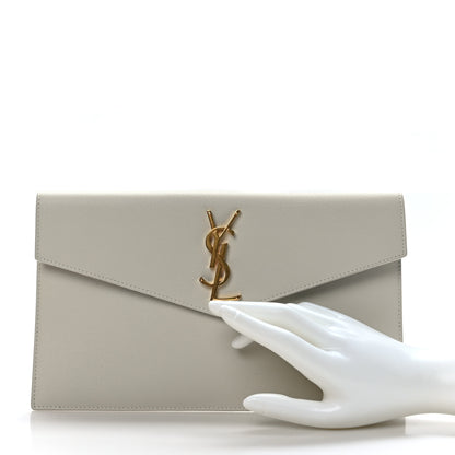 Saint Laurent Grain De Poudre Uptown Pouch Crema Soft 2 of 6