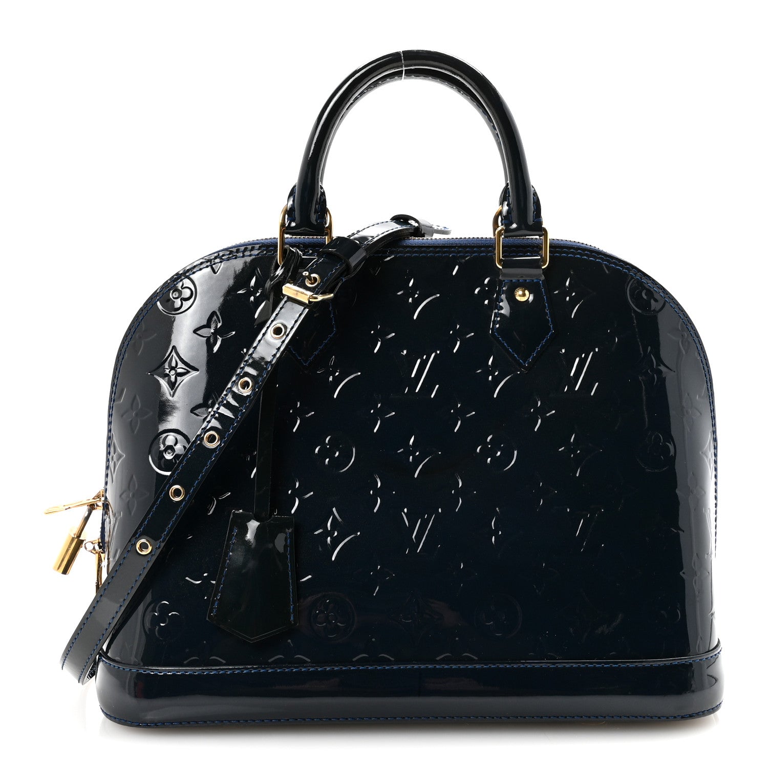 Louis Vuitton Vernis Alma PM Blue Infini 1 of 9