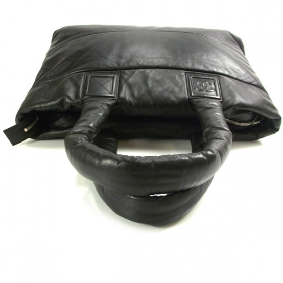 Chanel Lambskin COCO Cocoon Medium Zipped Tote Black 5 of 9
