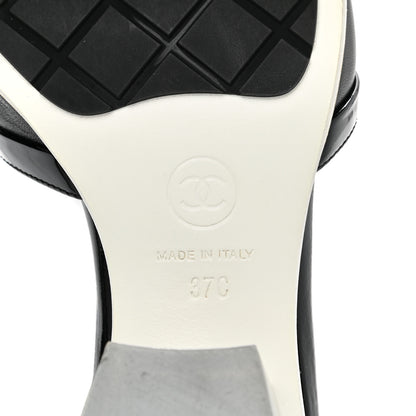 Chanel Lambskin PVC Mule 37 Black Transparent 8 of 9
