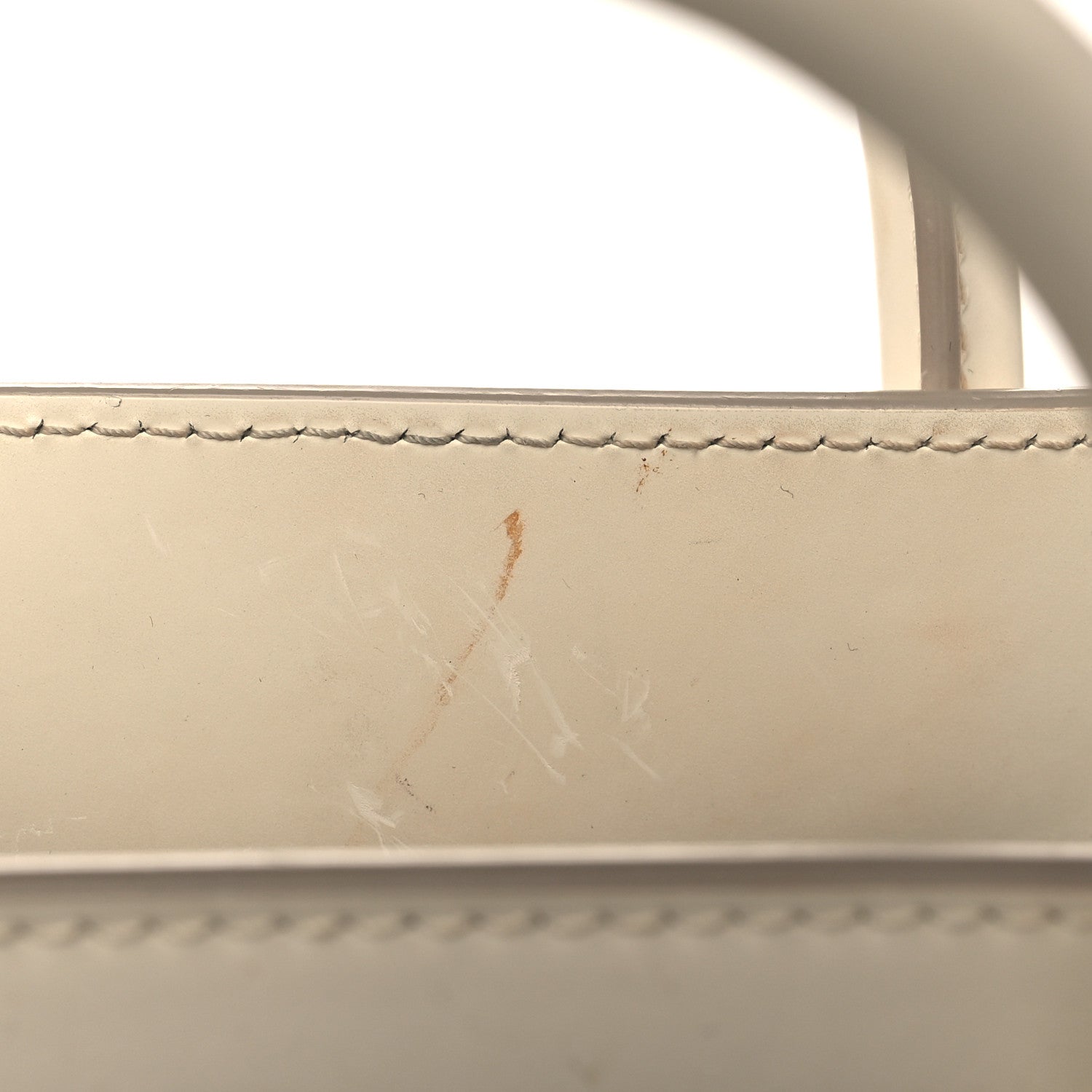 Givenchy Smooth Calfskin Mini Horizon Satchel Off White 10 of 12