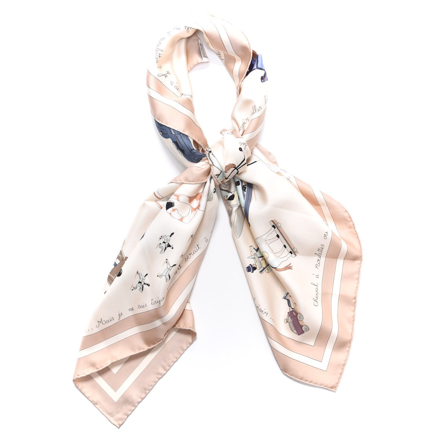 Silk Raconte Moi Le Cheval Scarf 90
