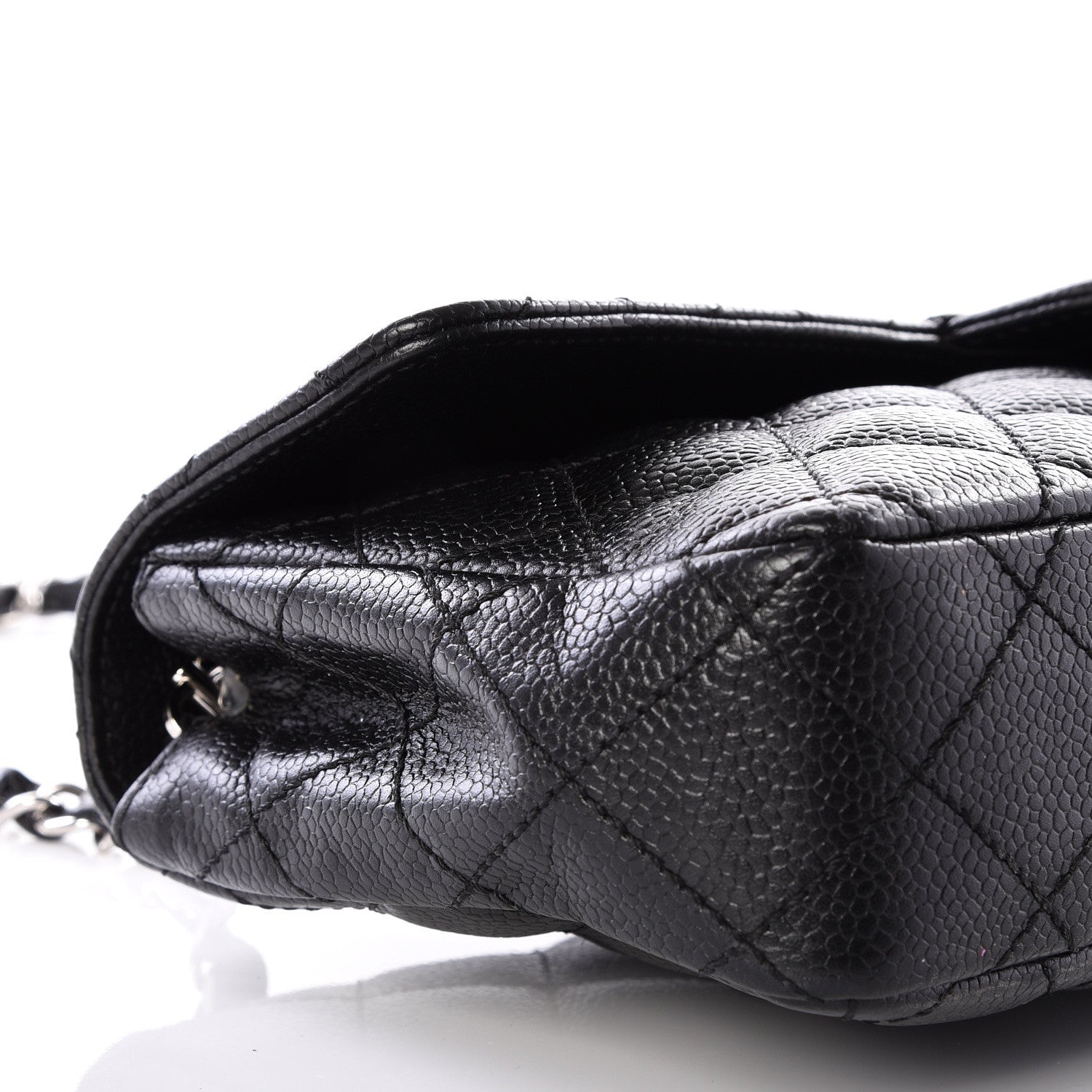 Chanel Caviar Quilted East West Flap Black 5 of 9