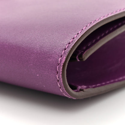Hermes Tadelakt Medor 23 Clutch Violet 13 of 14