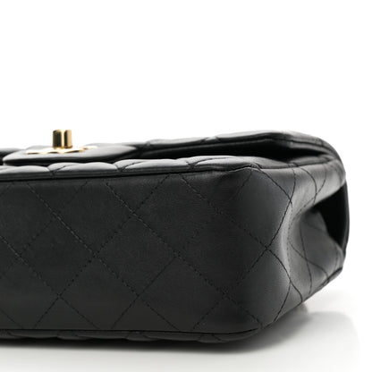 Chanel Lambskin Quilted Mini Rectangular Flap Black 10 of 11