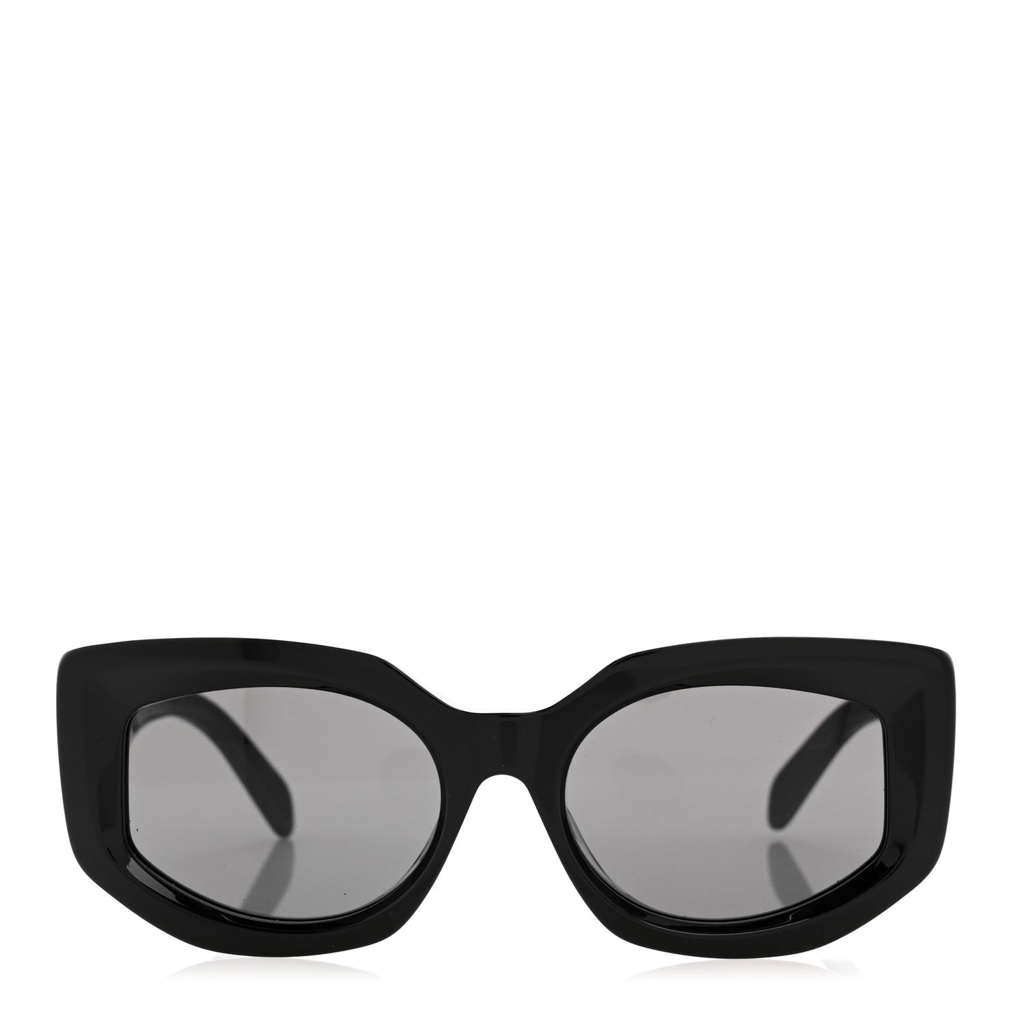 Acetate Bold 3 Dots Sunglasses CL40277F Black