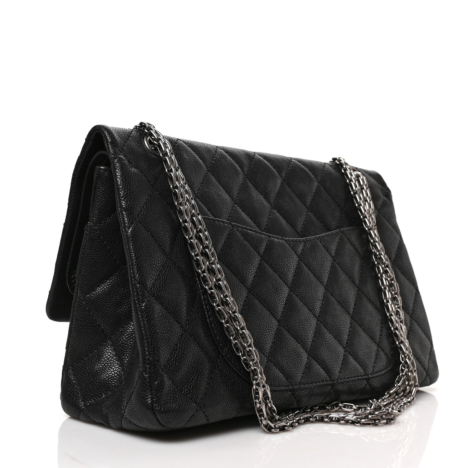 Chanel Caviar Quilted 2.55 Reissue 227 Flap Black 3 of 8