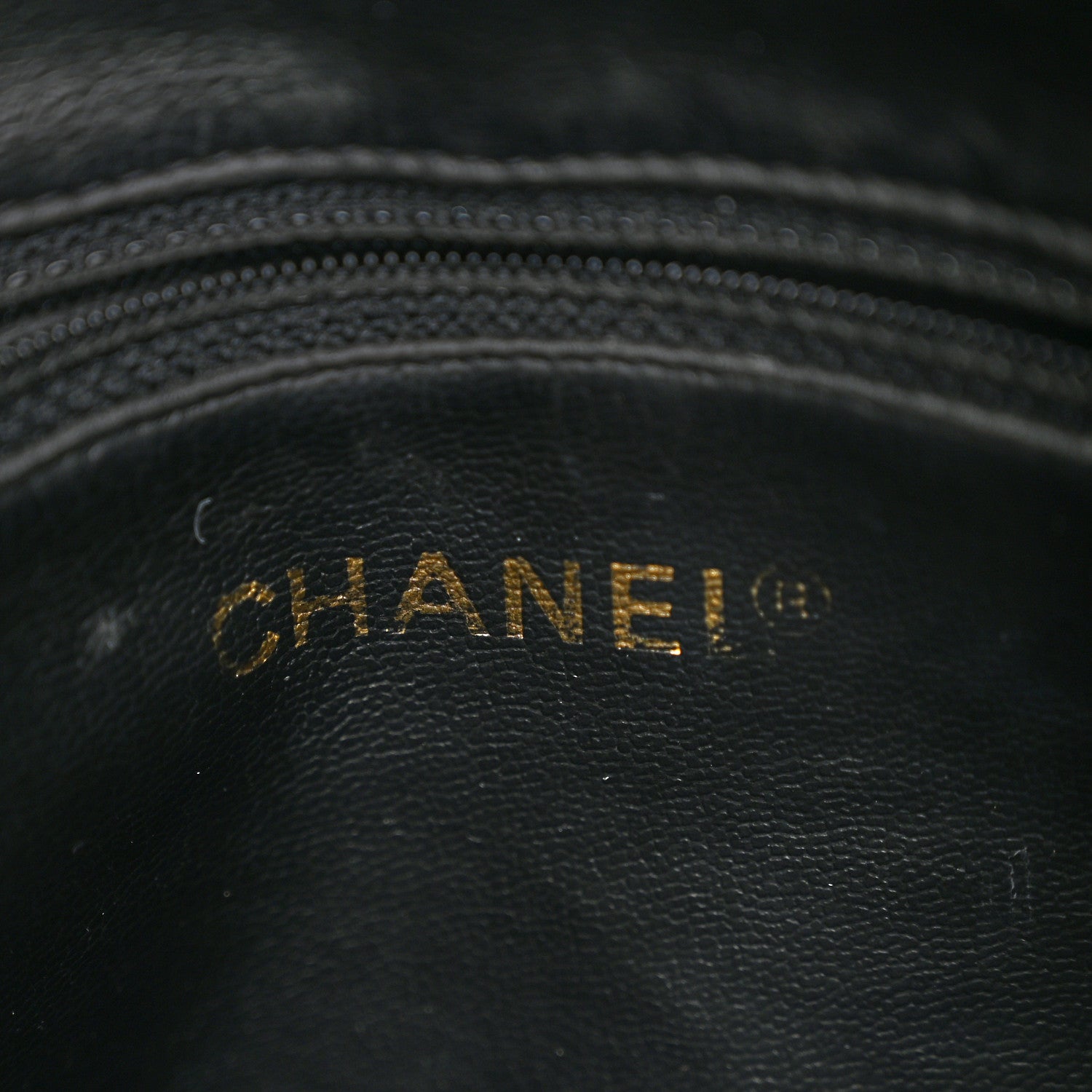Chanel Caviar CC Shoulder Bag Black 6 of 12