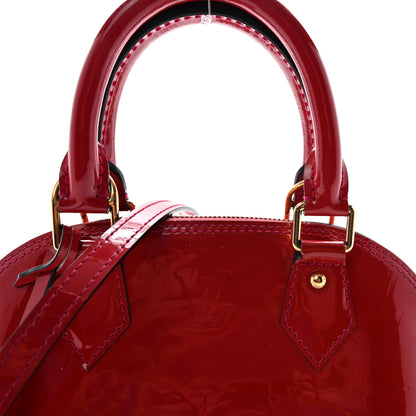 Louis Vuitton Vernis Alma BB Pomme D'Amour 7 of 9