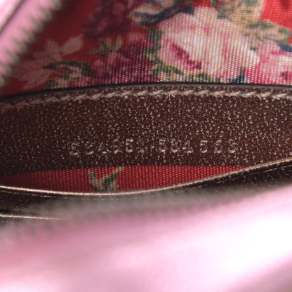 Gucci Laminated Nappa Trapuntata Mini Zumi Dome Shoulder Bag Rosa Lago Rame 7 of 9