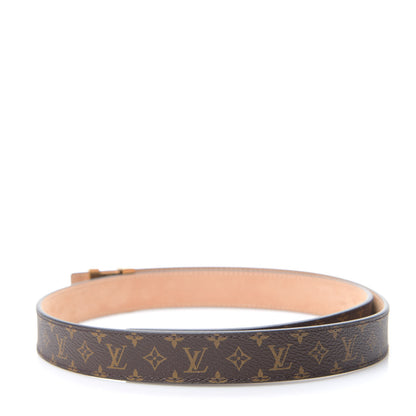 Louis Vuitton Mini Monogram 25mm LV Initiales Belt 90 36 2 of 7