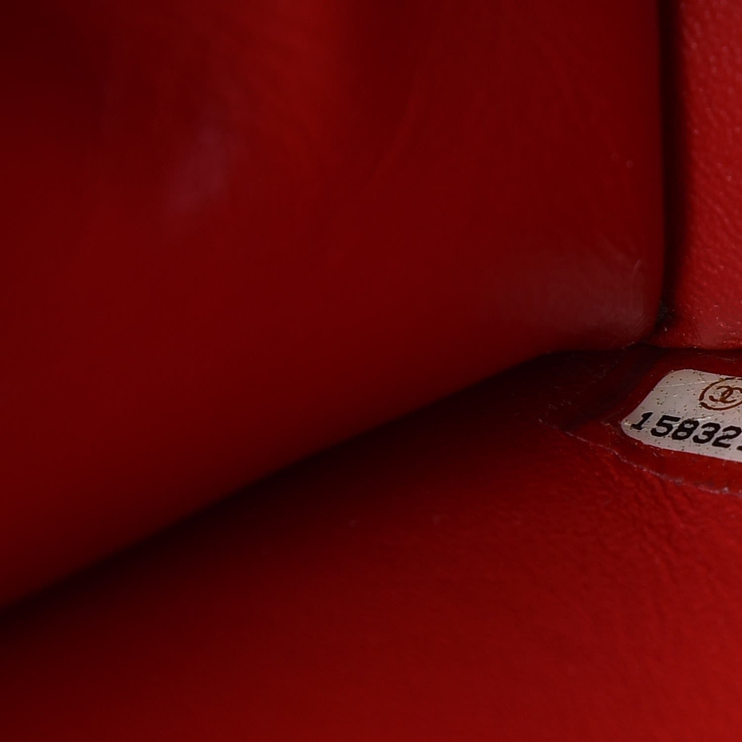 Chanel Glazed Calfskin Quilted East West Flap Red 9 of 13