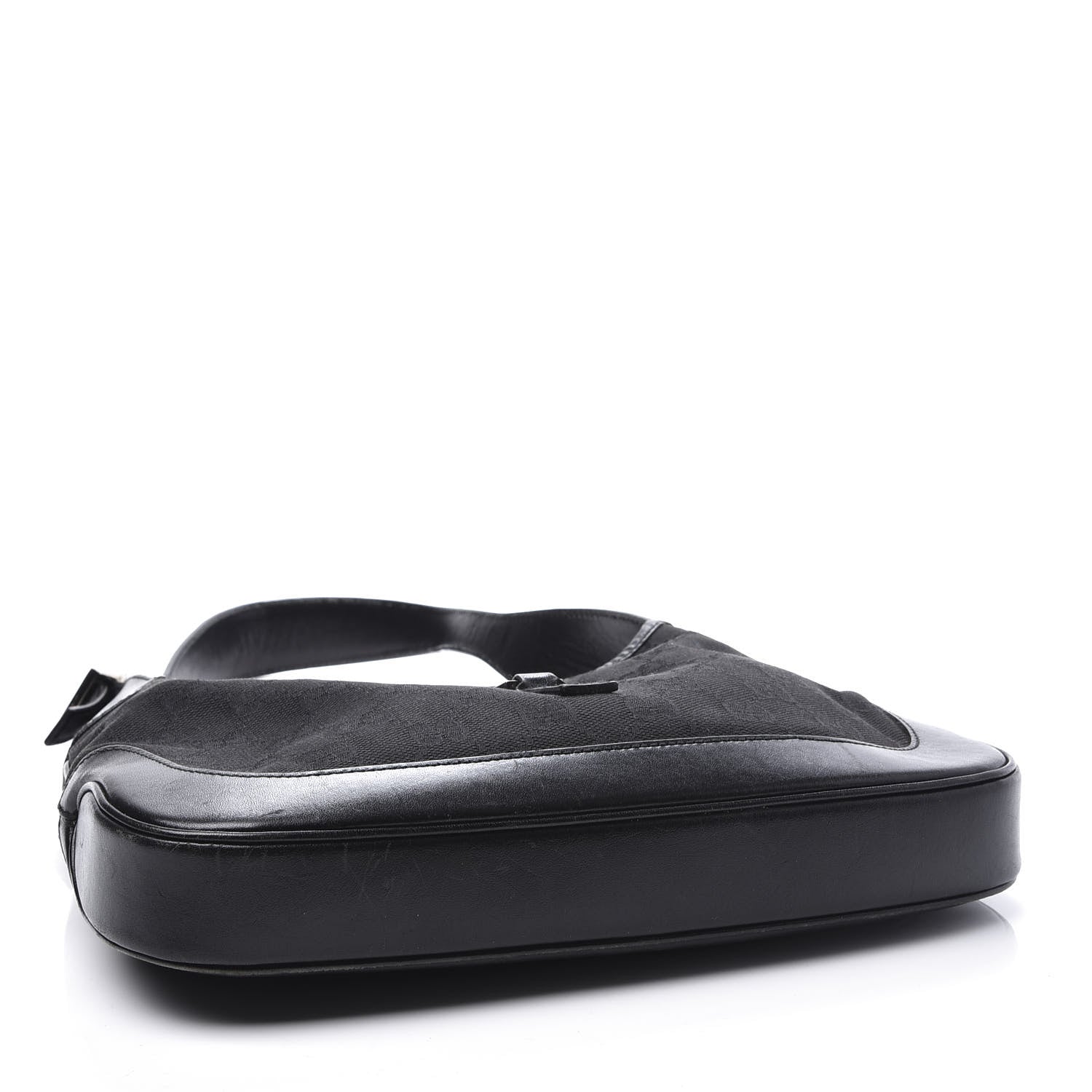 Gucci Monogram Small Jackie O Hobo Black 3 of 9