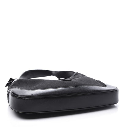Gucci Monogram Small Jackie O Hobo Black 3 of 9