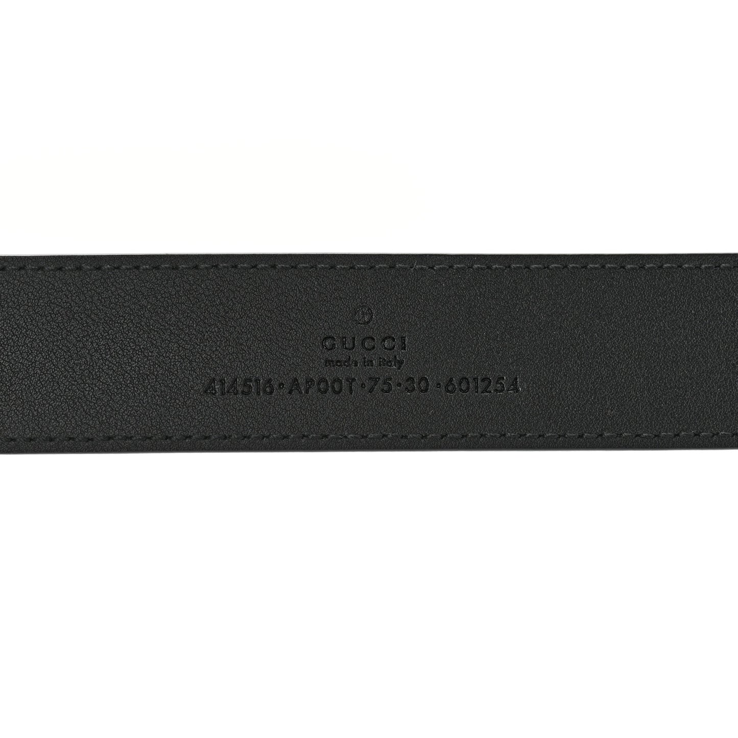 Calfskin Double G 30mm Belt 75 30 Black