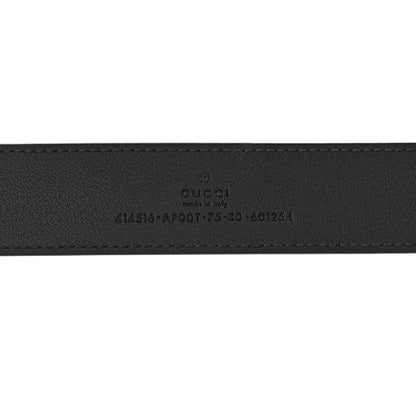 Gucci Calfskin Double G 30mm Belt 75 30 Black 4 of 7