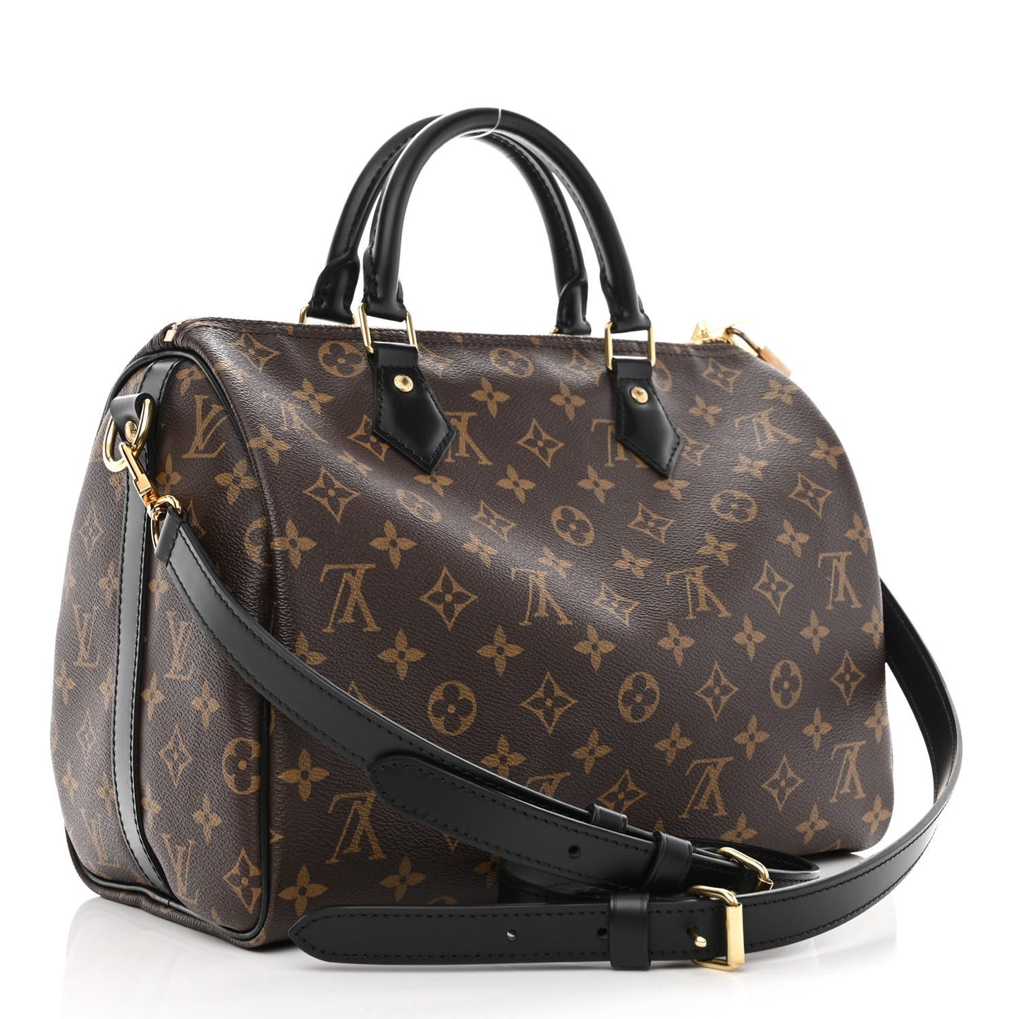 Monogram My World Tour Speedy Bandouliere 30 Black