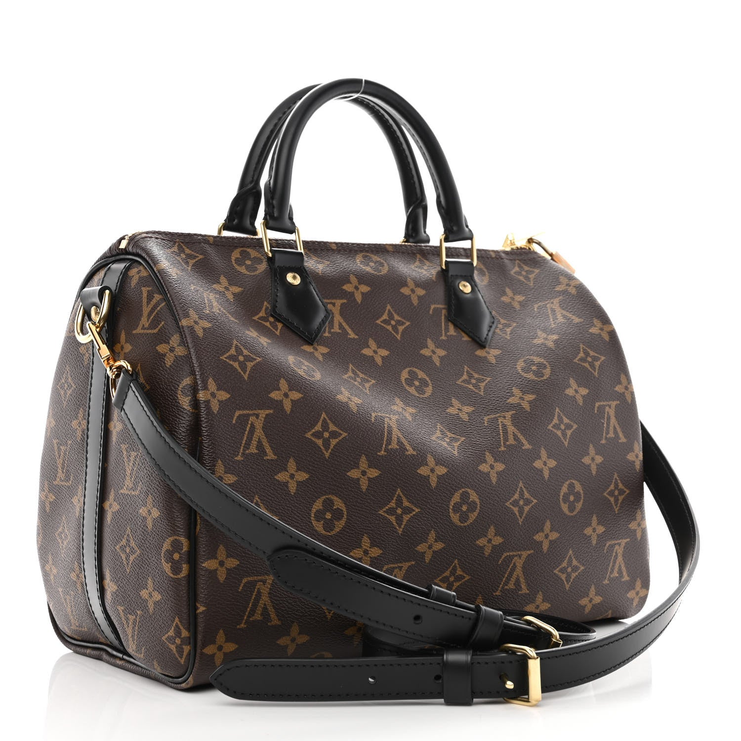 Louis Vuitton Monogram My World Tour Speedy Bandouliere 30 Black 3 of 12