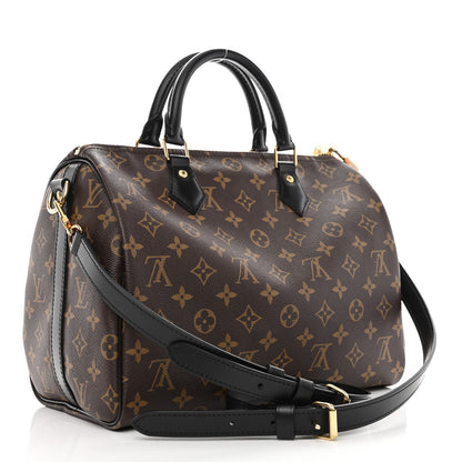 Louis Vuitton Monogram My World Tour Speedy Bandouliere 30 Black 3 of 12