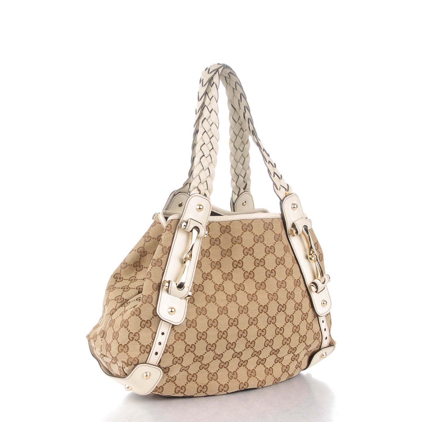 Monogram Small Pelham Shoulder Bag Off White