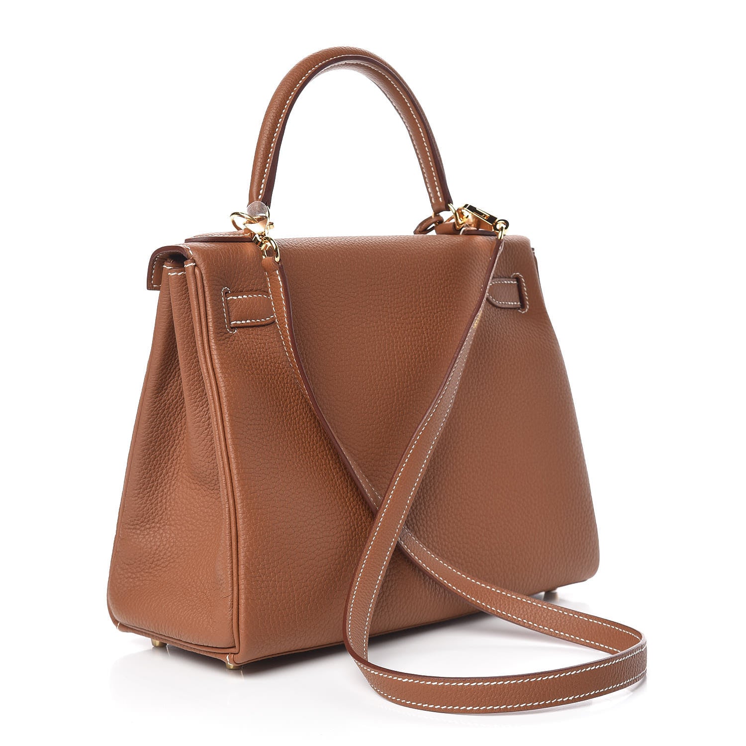Hermes Togo Kelly Retourne 28 Gold 3 of 41