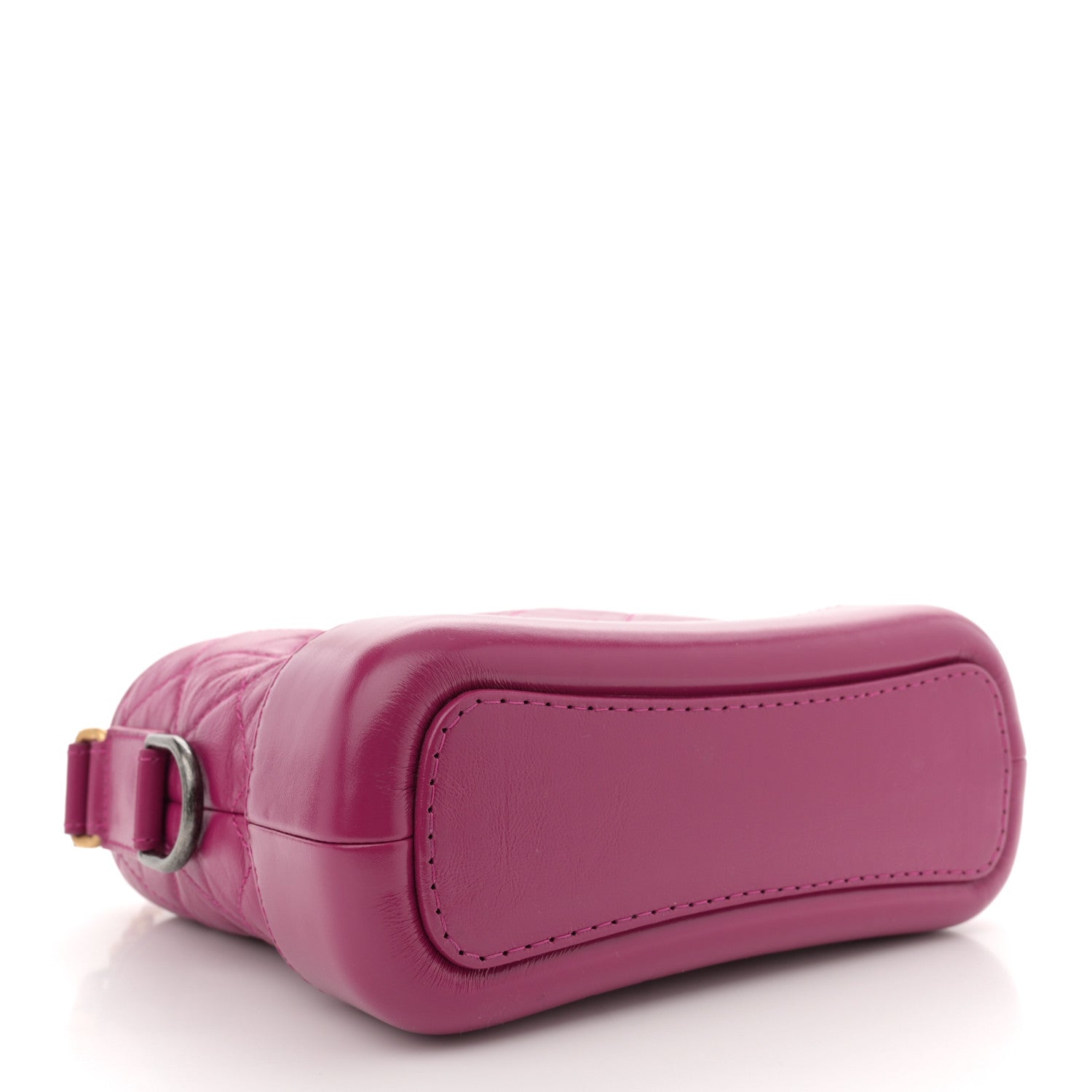 Chanel Aged Calfskin Quilted Small Gabrielle Hobo Fuchsia 4 of 10
