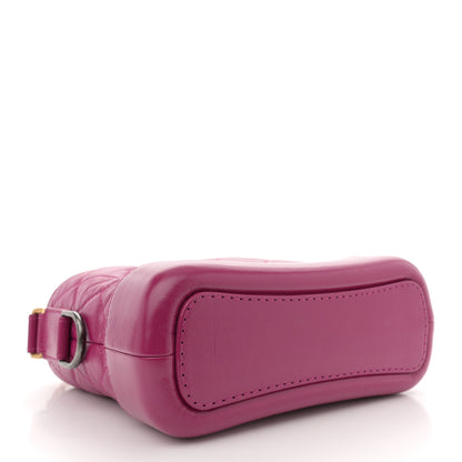 Chanel Aged Calfskin Quilted Small Gabrielle Hobo Fuchsia 4 of 10