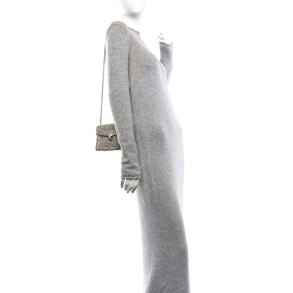 Bulgari Crystal Serpenti Forever Mini Crossbody Bag Gold Silver 2 of 11