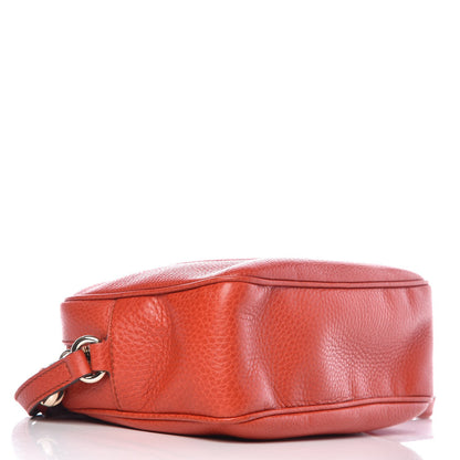 Gucci Pebbled Calfskin Small Soho Disco Bag Sun Orange 4 of 7