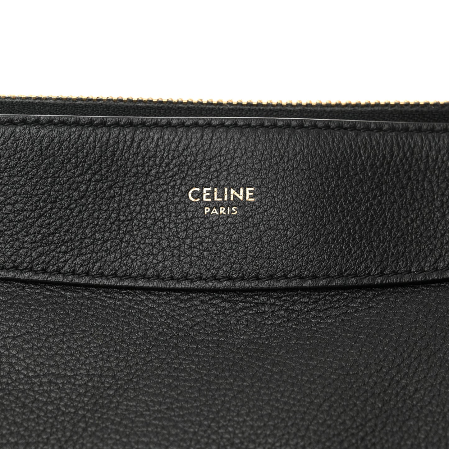 Supple Calfskin Large Romy Shoulder Bag Black