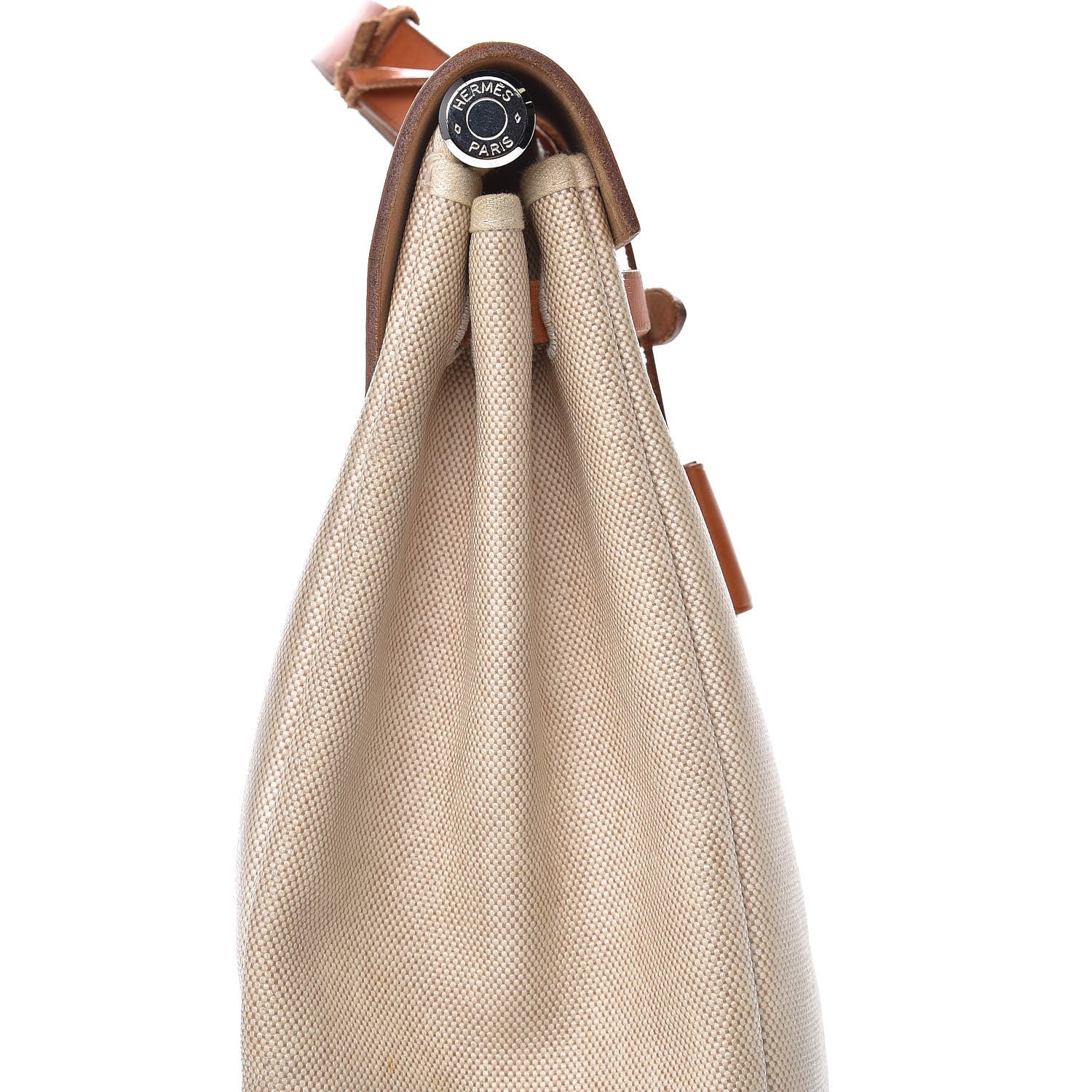 Hermes Toile Vache Calfskin Herbag 40 GM Natural 29 of 29