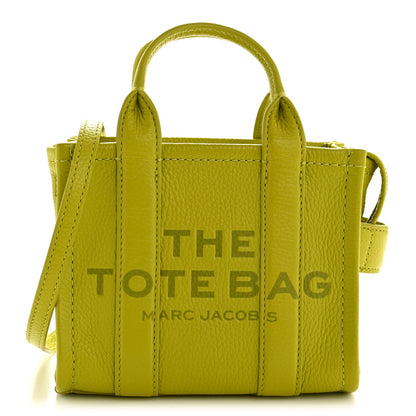 Marc Jacobs Grained Calfskin Micro The Tote Bag Citronelle 1 of 10