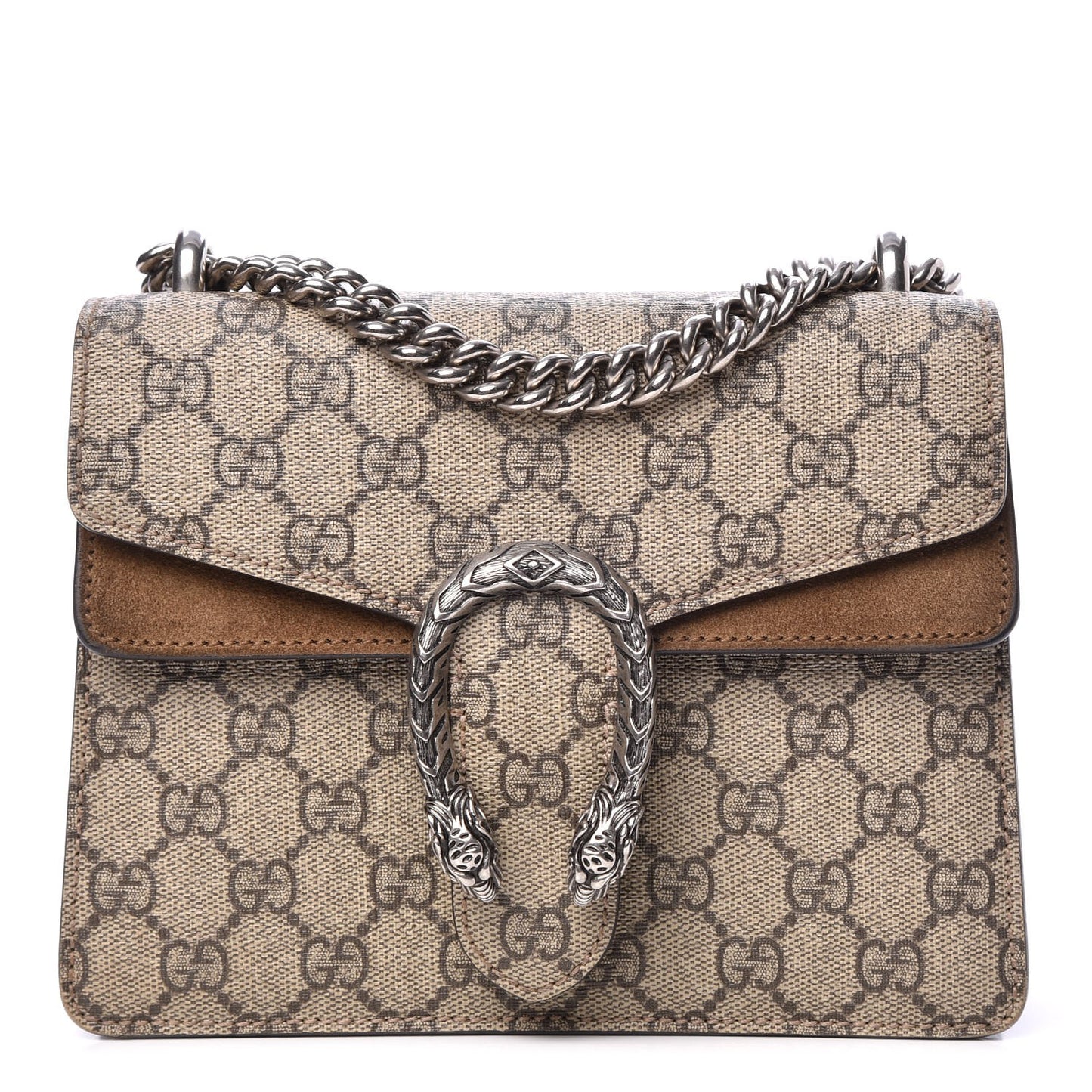 GG Supreme Monogram Mini Dionysus Shoulder Bag Taupe