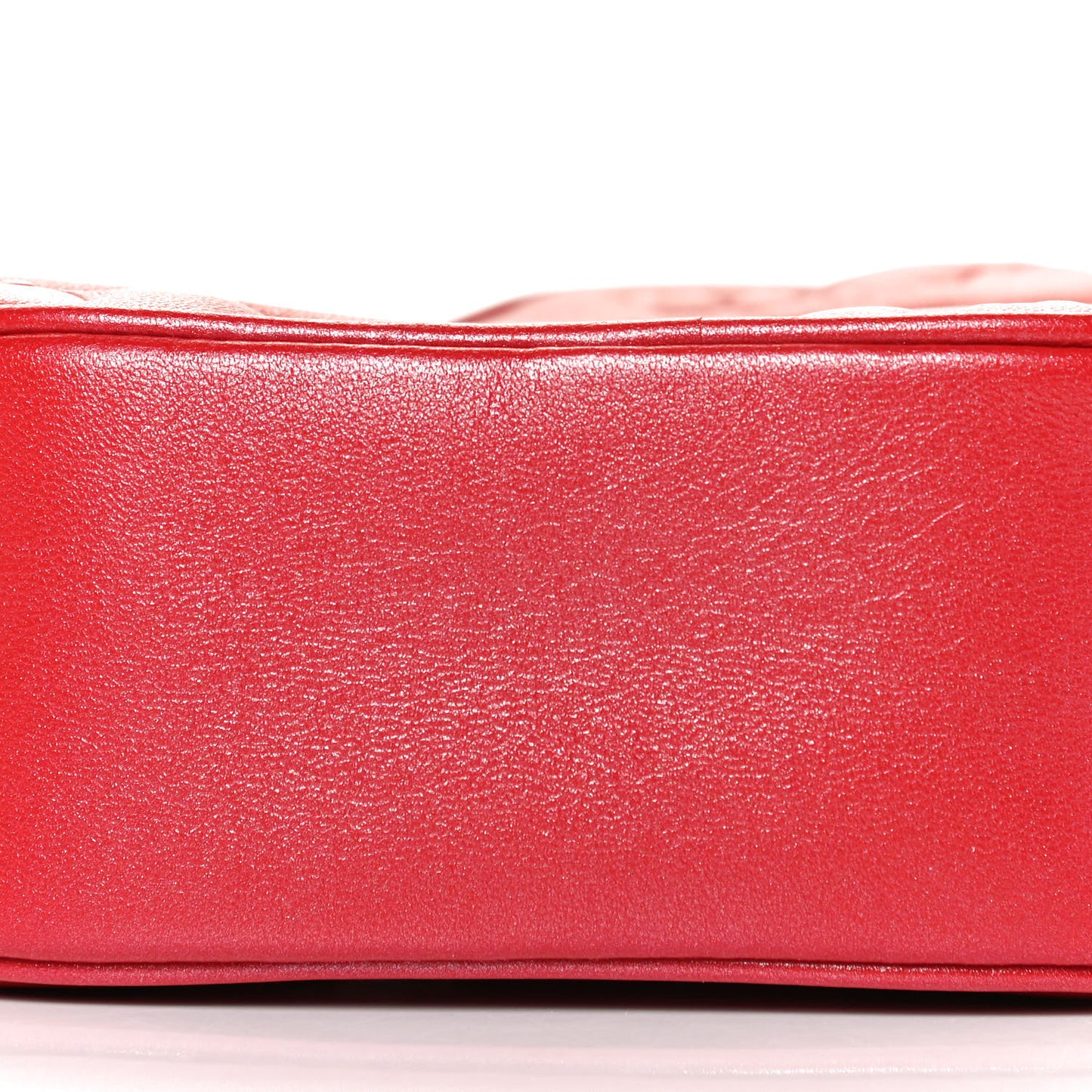Lambskin Embossed Monogram Fall In Love Sac Coeur Heart Chain Bag Lipstick Red