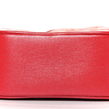 Louis Vuitton Lambskin Embossed Monogram Fall In Love Sac Coeur Heart Chain Bag Lipstick Red 8 of 10