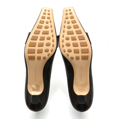 Bottega Veneta Embossed Madame Pumps 40 Brown 5 of 10